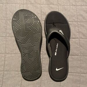 Nike ultra comfort memory foam slides.